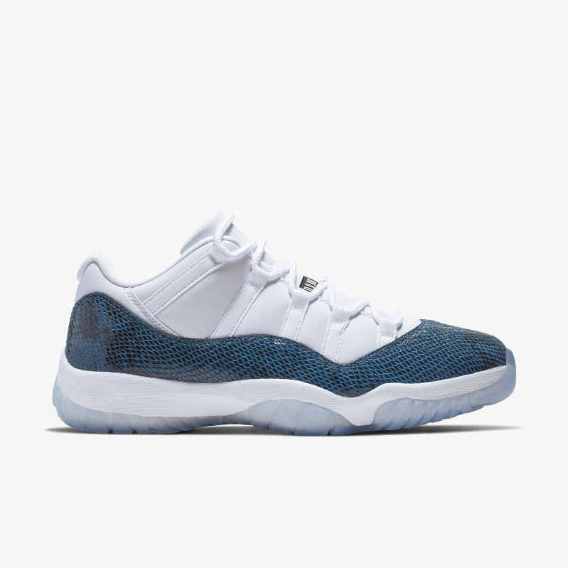 Air Jordan 11 Low Blue Snakeskin CD6846 102 Grailify